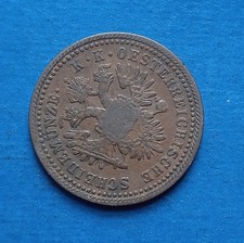 gr. 5,4 AUSTRIA UN KREUZER 1851