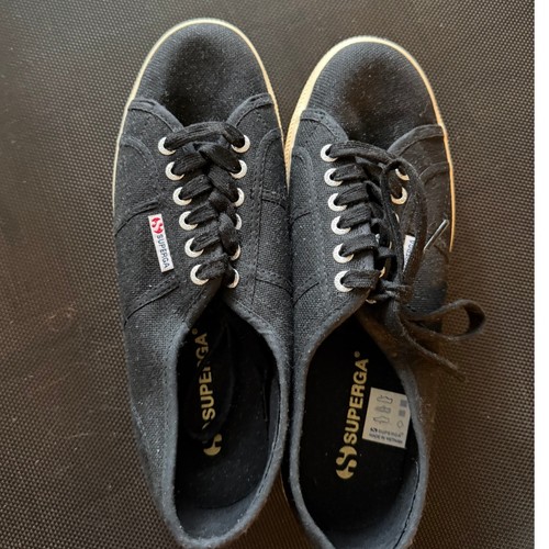 Superga womens black - superga, canvas