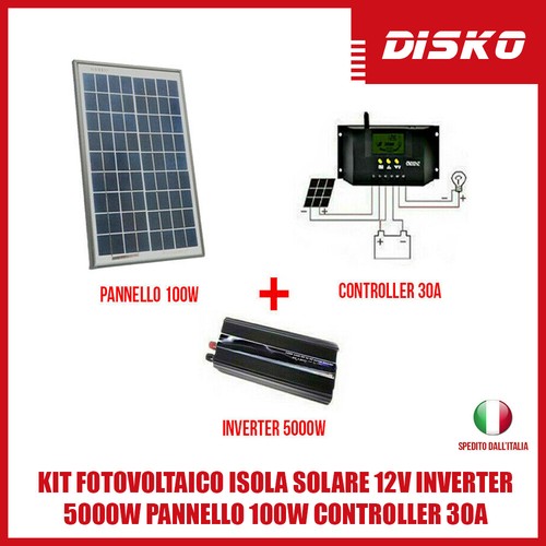 Kit fotovoltaico isola solare - fotovoltaico,
