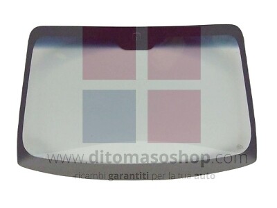 Parabrezza verde fascia - parabrezza,