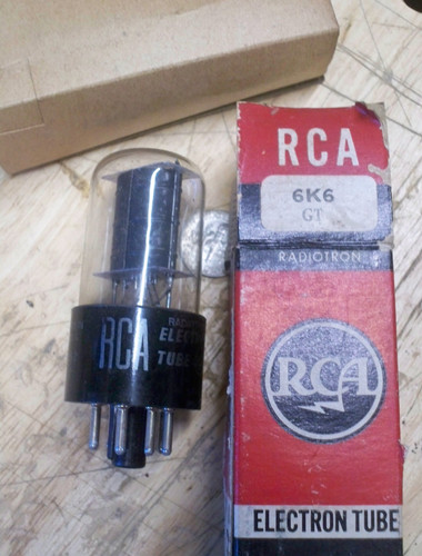 Tubo rca 6k6gt vintage - tubo,