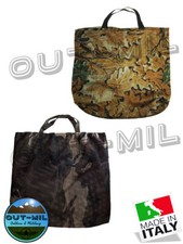 Borsa a rete traforata per raccolta funghi castagne mimetica bosco