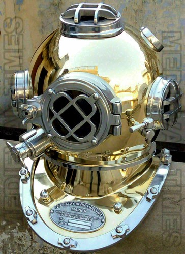 Casco subacqueo fatto mano - casco,