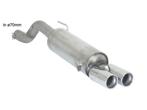 Ragazzon scarico sportivo 70mm - scarico,