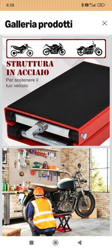 Piano lavoro moto portata 500 - moto,