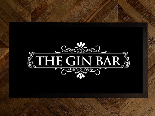 Gin bar runner mat - gin,