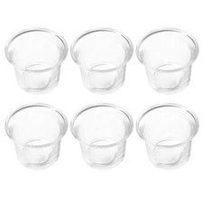 6 Pcs Barattoli Per Candele Vasetti Contenitori Di Portacandele