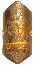 FREGIO STEMMA GIULIETTA MILANO BICI EPOCA BICICLETTA HEAD BADGE
