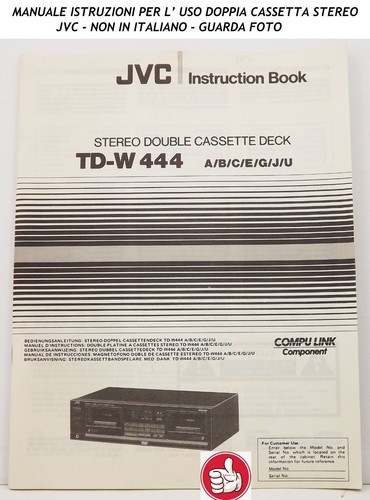 Jvc doppia cassetta - doppia,