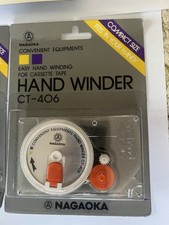 Nagaoka  BRAND NEW " Manual Cassette Winder, CT-406. Vintage 1980s.