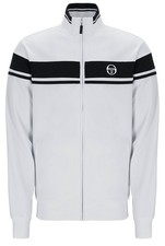 Sergio Tacchini Track Jacket Uomo Damarindo Track Top in Grigio Ghiacciaio/Nero