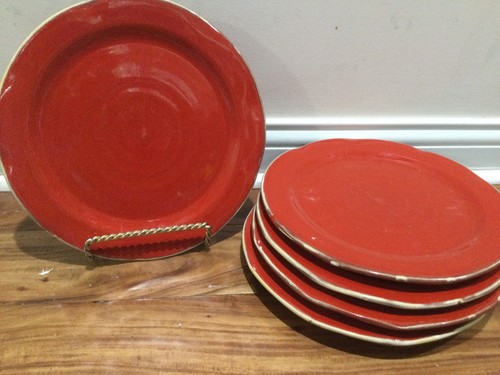 Piatti ceramiche alfa rosso - piatti,