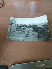 CARTOLINA RIMINI PIAZZALE TRIPOLI ANIMATA VG FRANCOBOLLO ASPORTATO 