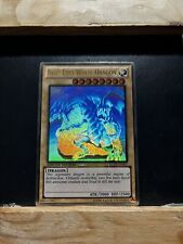 Drago bianco occhi blu  Ghost Rare  Excellent GLD5-EN001