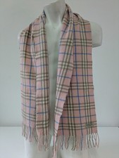 Burberry Sciarpa Cashmere Rosa