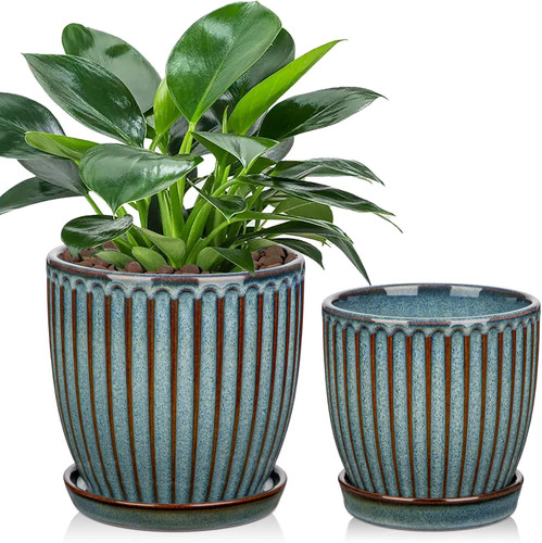 Set vasi ceramica 13cm - set,