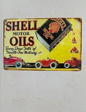 Insegna Shell motor  Oils