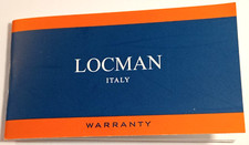 LOCMAN ITALY -GARANZIA PER OROLOGIO - VINTAGE - USATA
