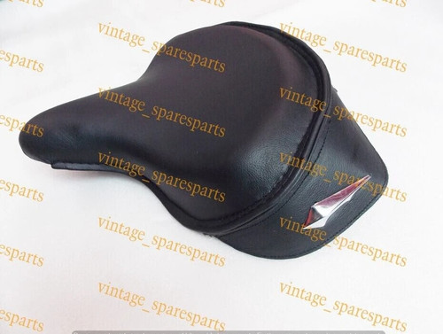 Leather police solo seat - leather,