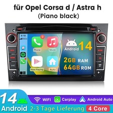 Autoradio Android 14 per Opel Astra H Corsa C/D Vectra C Zafira GPS NAVI Carplay