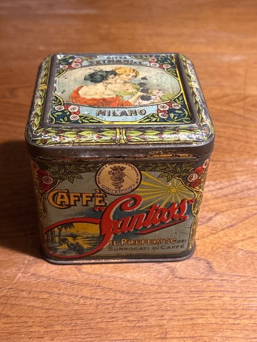 Scatola latta caffè - in,