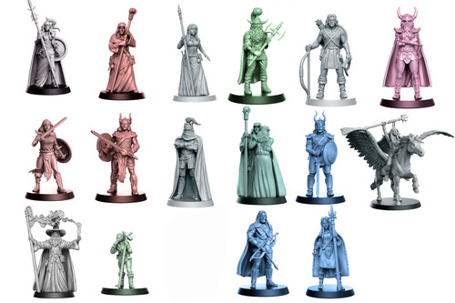 Dragonlance set 16 mini - set,