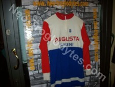 Vintage Cycling Jersey Maglia Ciclismo Bici Cicli Augusta Rimini '70s Eroica