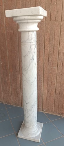 Colonna marmo bianco - colonna, in