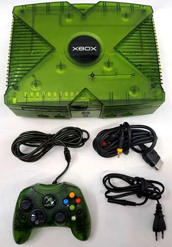 Console xbox classic crystal - console,