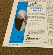 JBF6 ADVERT 5X8 KASHIAN CYMBALS FROM SLINGERLAND