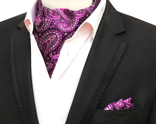 Cravatta uomo classica ascot - uomo,