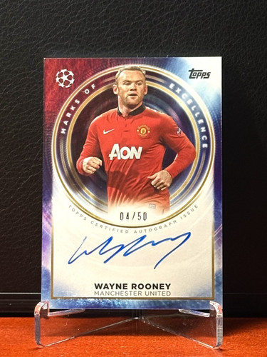 Wayne rooney auto card 2025 - rooney, on