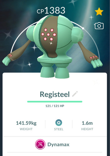 Shiny dynamax registeel - dynamax,