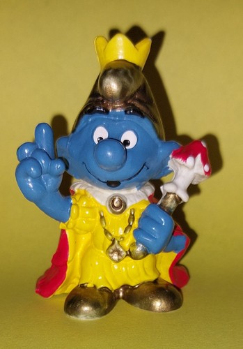 Puffo imperatore peyo smurf - peyo,