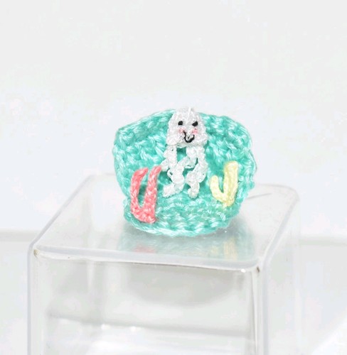 Miniatura uncinetto meduse