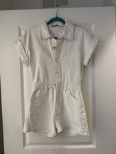 Tuta donna Zara bianca denim