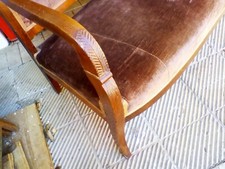 divano antico in noce, epoca