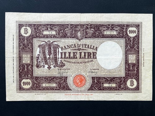 1000 lire barbetti grande - lire, m