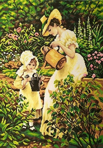 Quadro canovaccio mezzo punto - quadro,