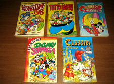 LOTTO 5 Classici Disney Vacanzissime Tutto Paperi Classico estate - anni 80