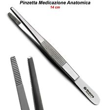 Pinze Anatomiche Chirurgiche Retta Pinzette per Medicazione Cotone Dentista 14cm