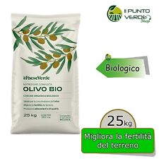 Agribios OLIVO BIO 25 Kg concime organico specifico per uliveto 150 mq BIOLOGICO