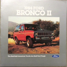 Brochure depliant Ford Bronco