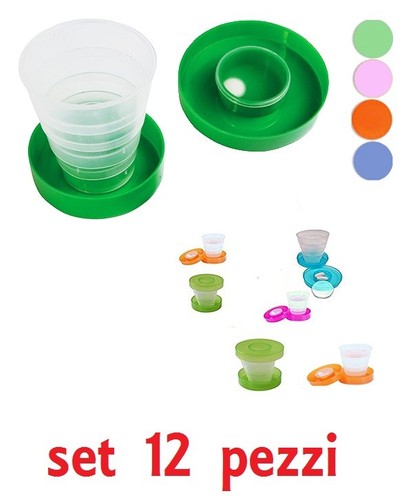 Set bicchiere tascabile - set, pz