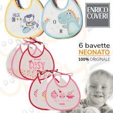 6 Bavaglini bavette neonato