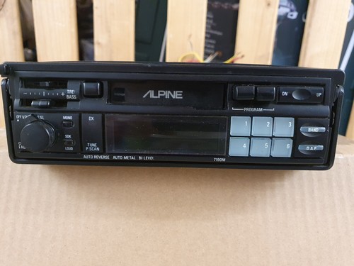 Alpine vintage con cassetta - alpine,