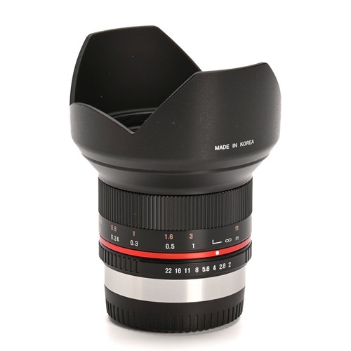Obiettivo samyang 12mm - 12mm, f2