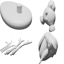 Statuetta Olaf Pupazzo di Neve