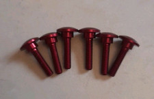 Valter Moto N.6 Viti In Ergal Passo 5 Colore Rosso 