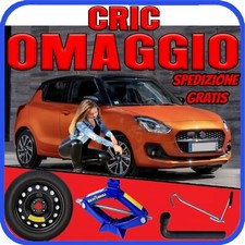 Ruotino Di Scorta 4Fori Misura Da 16 Per La Suzuki Swift Con Kit Cric + Chiave p